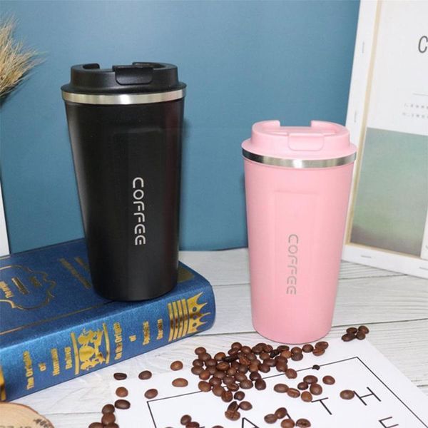 

water bottles 350/500ml coffee mug heat cool keep insulation vacuum cup portable tea bottle for home outdoor birthday gift o9s0