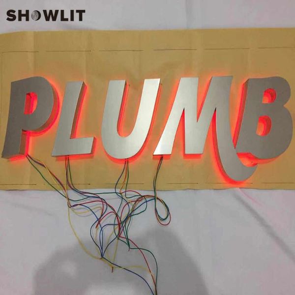 

other door hardware brushed stainless steel finish rgb led signs acrylic backs backlit letters custom available