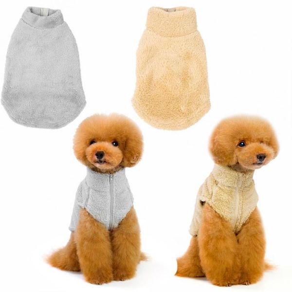 

dog apparel clothes down parkas pet costume 10 types dogs windproof poloneck coat soft polyester clothing