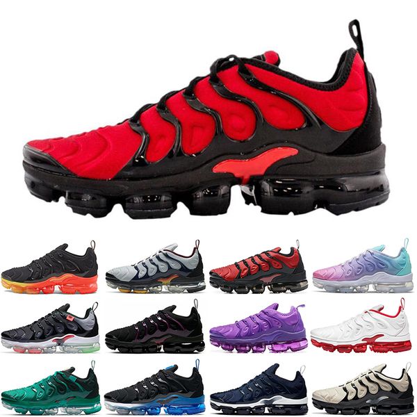 

2021 tn plus men women running shoe university red light bone black white pure platinum blue fury lemon lime mens trainers sports sneakers r