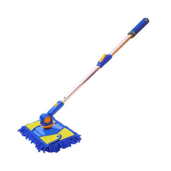 

car wash brush cleaning mop 180 degree rotating retractable long handle broom soft hair tool water gun & snow foam lance