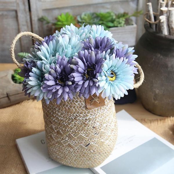 

decorative flowers & wreaths gerbera realistic fake flower arrangement for wedding party home decoration kwiaty sztuczne 8 colors artificial