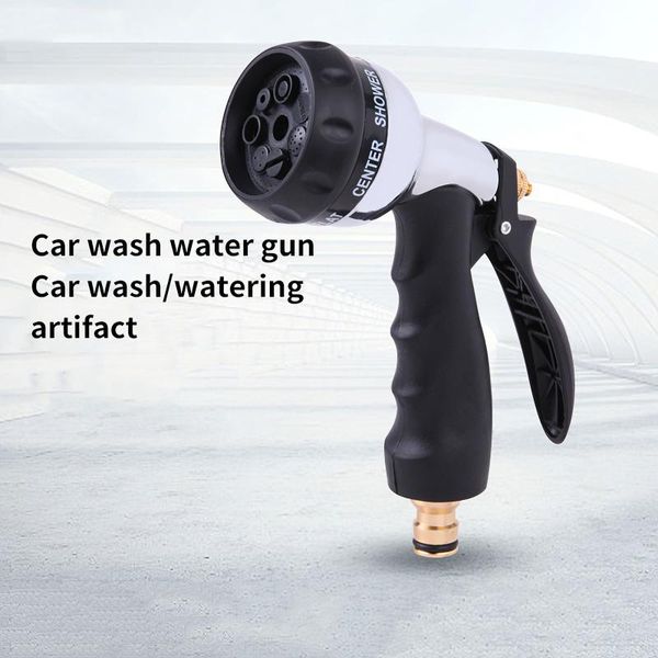 

watering equipments 7 modes pressure water gun car washer cleaning nozzle garden hose sprinkler vegetable spray