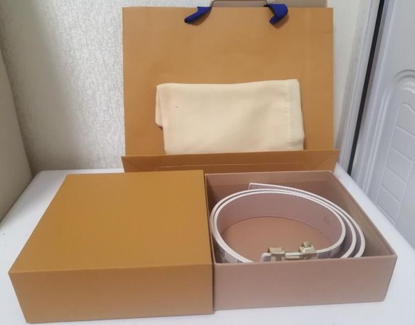

belts smooth buckle casual all-match designer fashion male leather lv belt for men including box, Black;brown