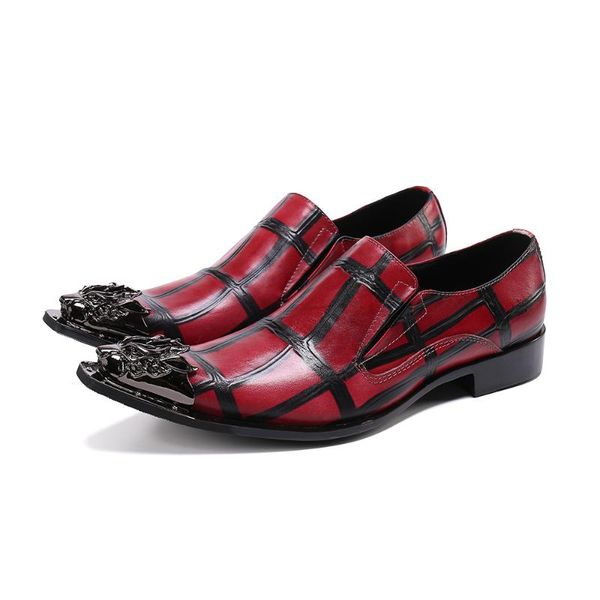 

office men dress shoes italian wedding man casual oxfords suit flats leather zapatos hombre, Black