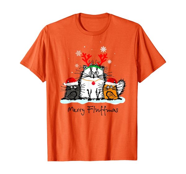 

merry fluffmas t-shirt, White;black