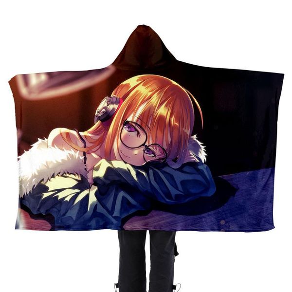 

blankets anime persona ren futaba sakura amamiya soft warm cosplay costume for bedroom sofa travel car wearable flannel fleece blanket