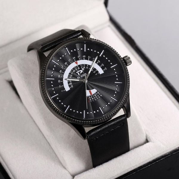 

wristwatches relogio masculino watches men fashion sport leather strap black watch quartz business wristwatch clocks gift reloj hombre 2021, Slivery;brown