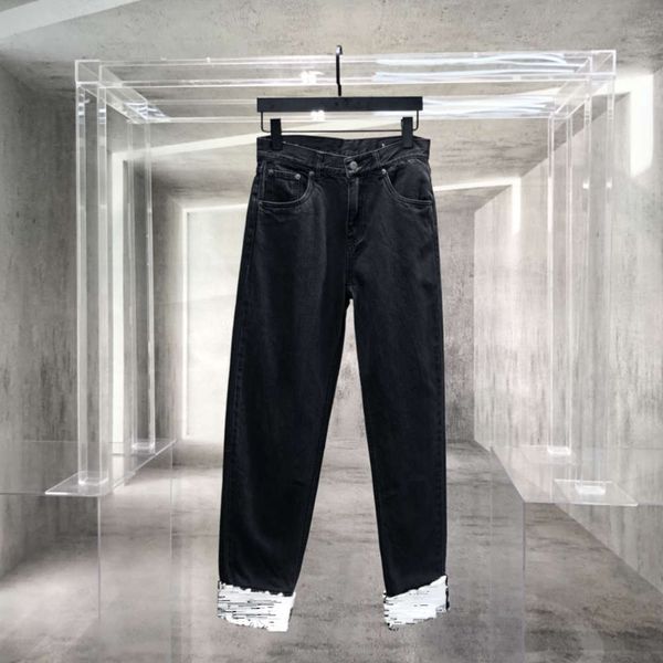 

god women xia~ cartoon printed crimped autumn winter women's pants, Blue