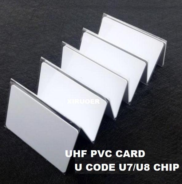 

1000pcs rfid uhf tag u8 card long range rfid uhf card tag 860-960mhz u code 8 epc global gen2 iso18000-6c