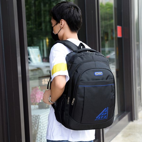 

new business backpack multi-layer high-capacity oxford cloth backpack college student computer schoolbag male