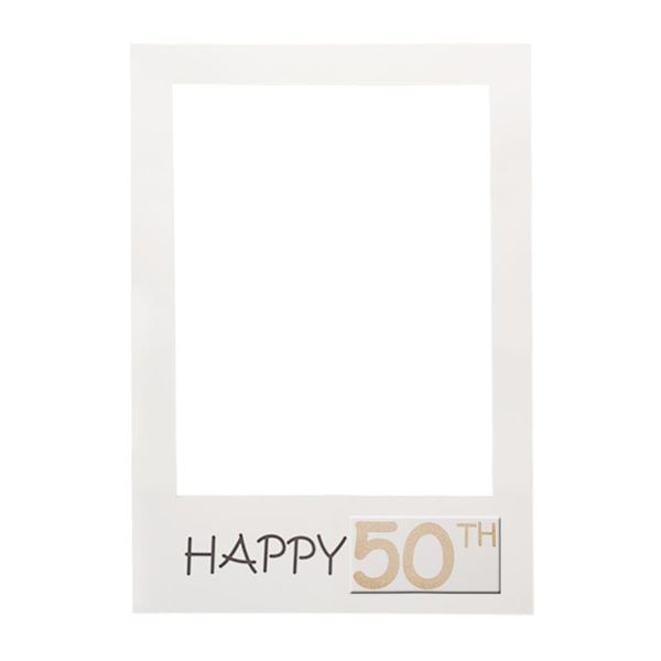 

frames 1st/16/18/21/30/40/50/60th birthday party po frame selfie decoration booth pograph props