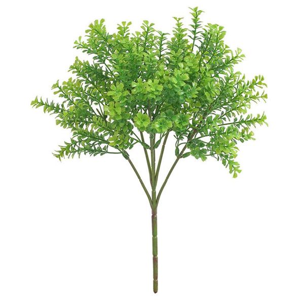 

decorative flowers & wreaths 1 piece 28cm simulation 6 fork grass plant home decoration wedding decorations
