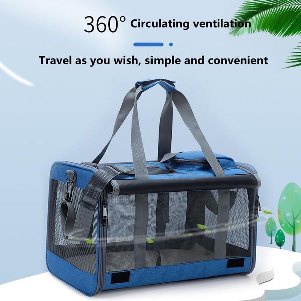 

cat carriers,crates & houses large-capacity breathable bag portable pet for cats and dogs outing, foldable portable, good quality, multi-col