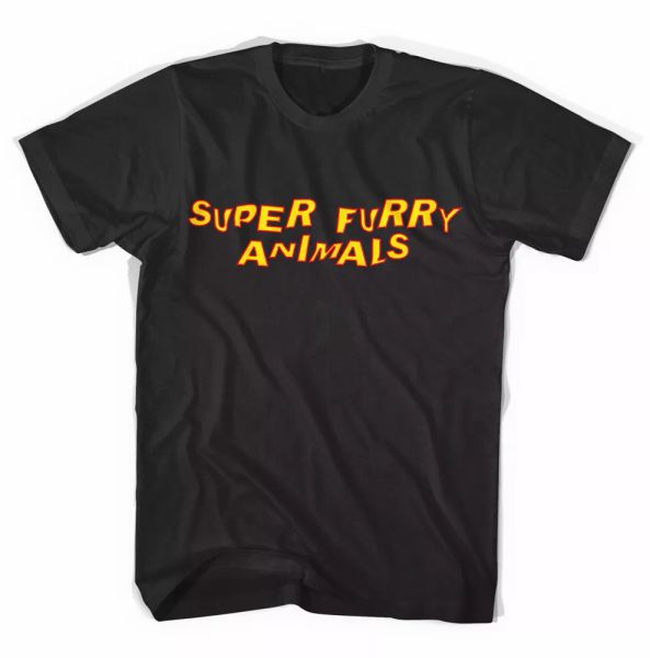 

super furry animals t shirt all sizes colours, White;black