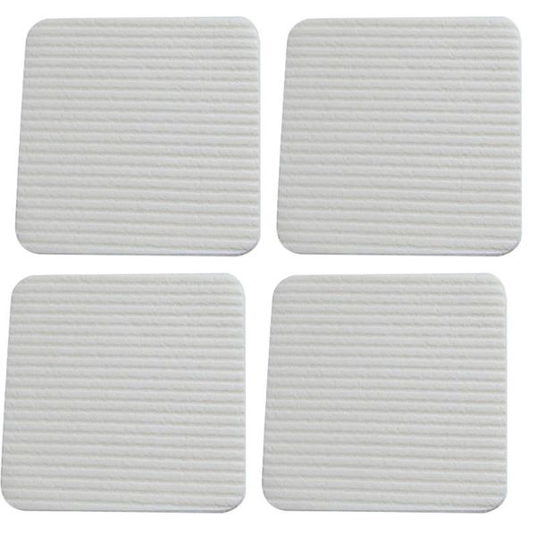 

4pcs anti-skid carpet stickers non-slip adhesive area rug non-woven bath mats