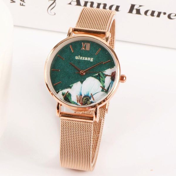 

wristwatches fashion small mori girls retro women's watches ultra-thin watch women clock, Slivery;brown