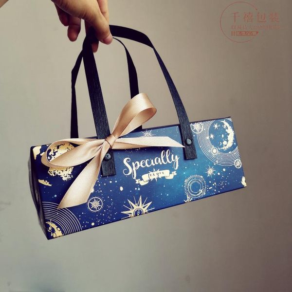 

gift wrap hand-held box star pattern moon cake packaging baby shower birthday party supplies
