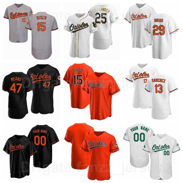 

baseball 23 yusniel diaz jersey 15 chance sisco 47 john means 29 ramon urias 13 yolmer sanchez 16 trey mancini 11 pat valaika cooperstown co, Blue;black