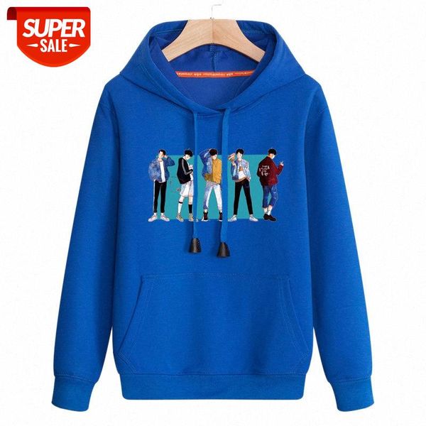 

sweatshirt boys big hoodie korean trend loose youth junior high school students 16 jackets #it1q, Black