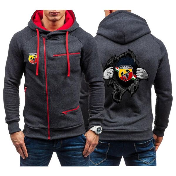 

men's hoodies & sweatshirts abarth logo winter men casual hoodie / street sweatshirt sports women hooded leisure clothing, Black
