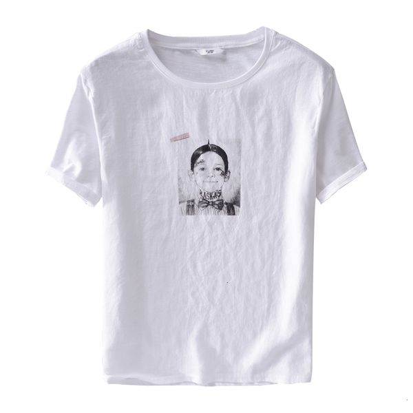 

men's t-shirts summer arrival short sleeve linen and cotton t shirt fashion o-neck t-shirt mens solid brand tshirt men camiseta chemise, White;black