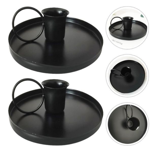 

candle holders 2pcs european style candlesticks retro candlelight dinner tea cup