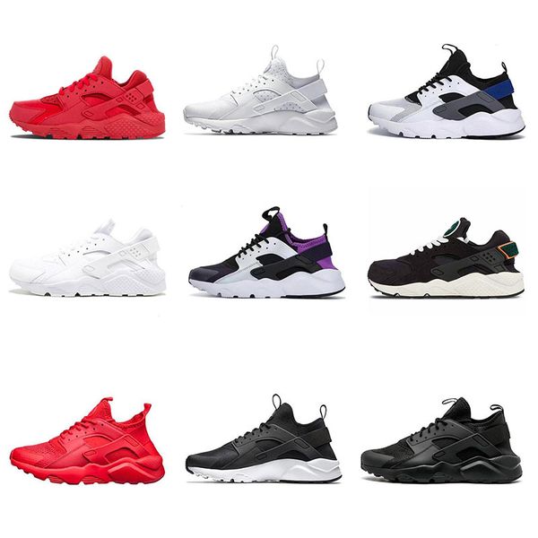 

huarache ultra sports running shoes for men women triple white mens trainer classic designer sneakers breathable sock size 5-11
