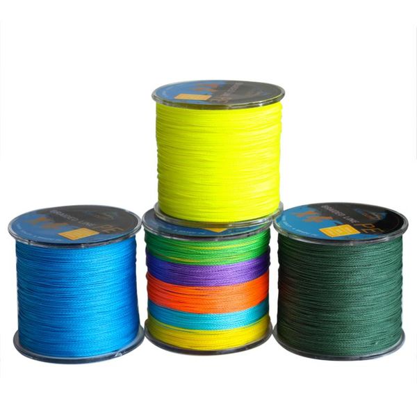 

kmucutie braided fishing line 4 strands 20lb-80lb superline abrasion resistant super strong high performance pe lines braid