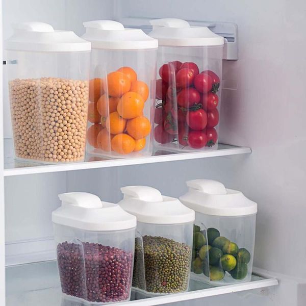 

storage bottles & jars dry container beans clear box multi-grain cereal tank rice dispenser tea nuts jar fridgebox potato