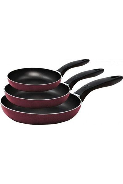 

pans granite pan set size 16-20-26 cm fireproof non-stick anti-scratch 3 sizes offset boxed kitchen pot