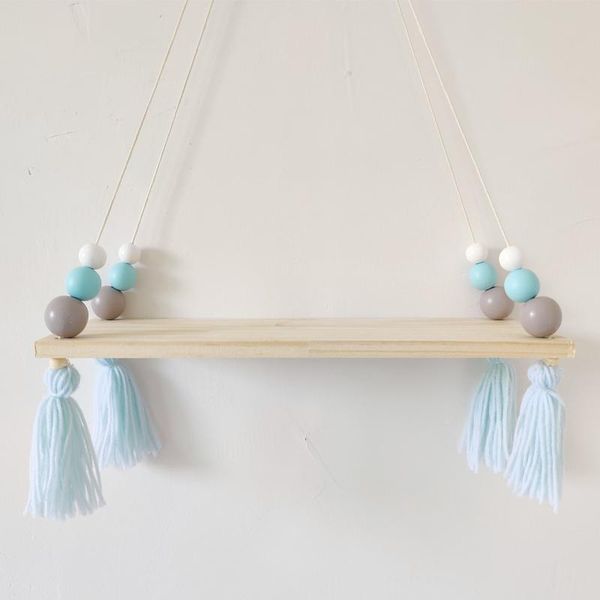 

decorative objects & figurines nordic style simple solid wood hanging decoration commodity shelf wall mounted floating shelves indoor outdoo