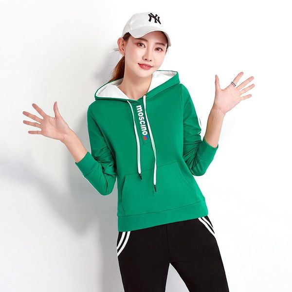 

autumn hoodies tracksuits female 2 pieces set casual long sleeve pullover pants suits for women 2pcs sporting suit outfits women's two, White