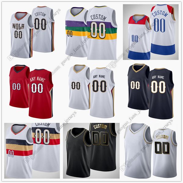 

custom printed 75th 2022 new city basketball jerseys ingram 17 jonas 14 brandon valanciunas hart 4 devonte' josh graham williamson toma, Black;red