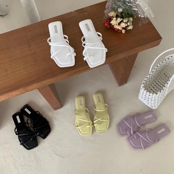 

sandals women summer ies flat shoes kroean fashion comfortable rubber, Black