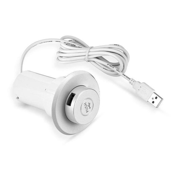 

hubs manually press lift type office desk 5cm round hole data read three usb2.0 por conversion expansion computer hub with screw