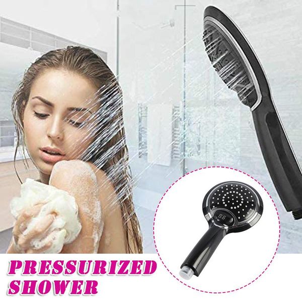 

ly digital display temperature control shower head led water power household xsd88 bathroom sets