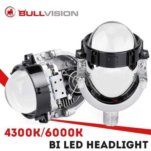 

3.0 inch bi-led projector lenses h1 bulb 9005 9006 h4 h7 led lamps for headlight car-styling retrofit hi/lo beam lens diy car headlights
