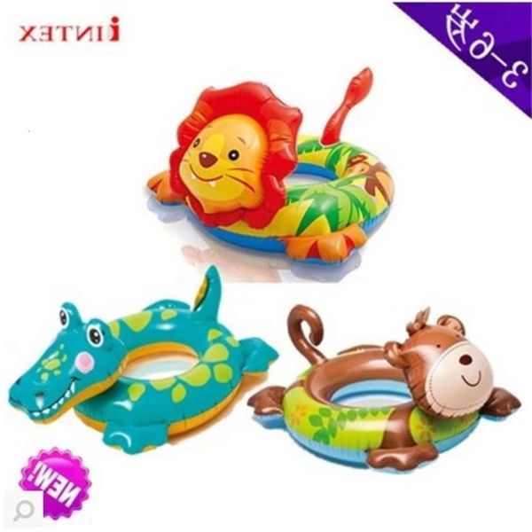 

swimming ring intex children's swimming thickened animal waist subaxillary floating circle 3-6 years old 58221