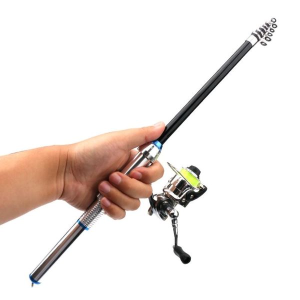 

fishing rod reel detachable portable outdoor spinning pole set boat rods