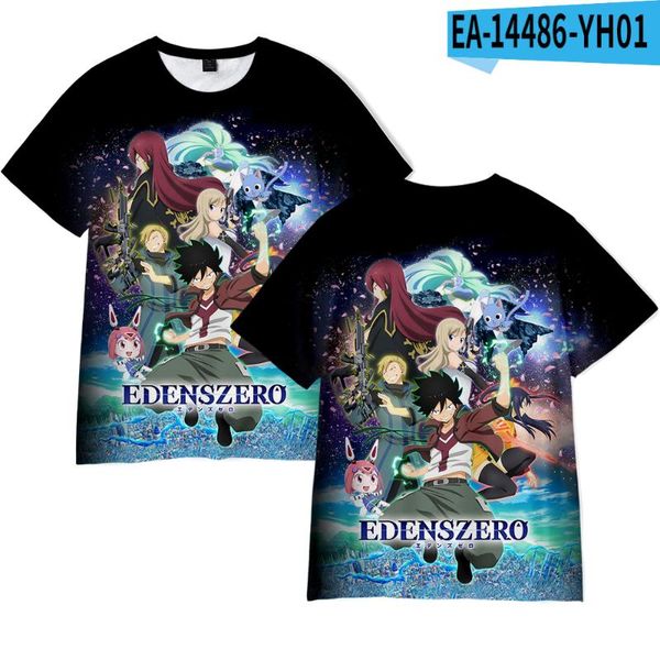 

men's t-shirts fashion design edens zero 3d tshirt kpop casual tshirts kid t-shirt japan anime retro boys/girls tee, White;black
