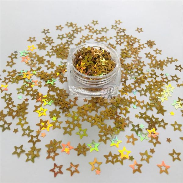 

nail glitter prettyg 10g-200g hollow star shape series art decoration tumbler crafts festival accessories., Silver;gold