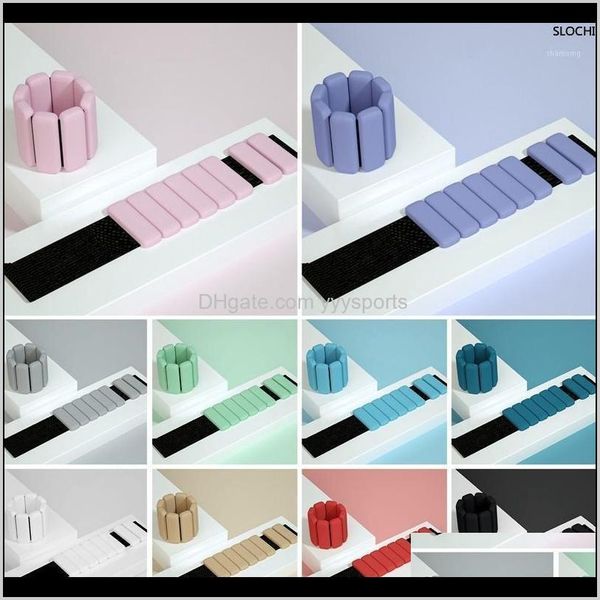 

support 450g2pcs running yoga dancing sports training fitness wrist sile weight bangle bracelet jogging 11 color dynamic1 xuqau zwbqv, Black;red