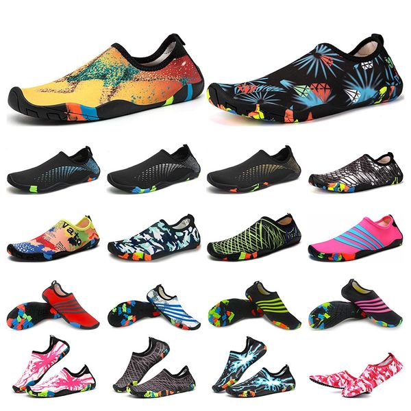 

mens swimming diving outdoor wading shoes soft-soled creek sneakers green barefoot skin snorkeling fitness womens trainers