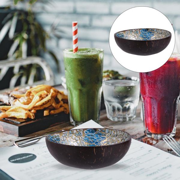 

bowls 2pcs coconut shell candy storage home decor practical snack