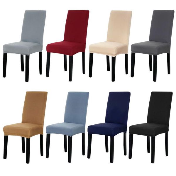 

chair covers plain sofa cover stretch spandex removable dining room slipcover home party wedding decoration