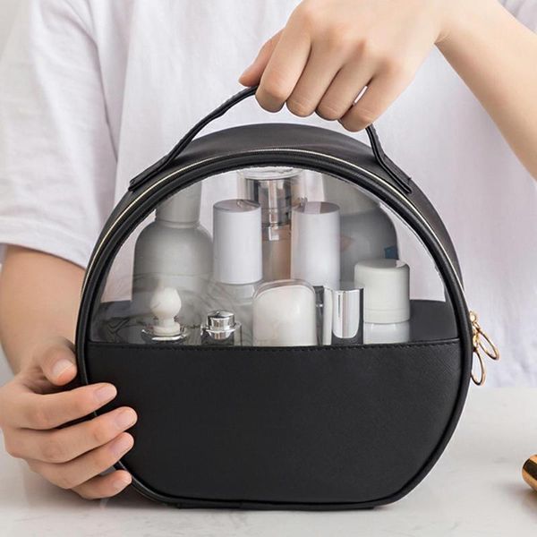 

storage bags portable large capacity zipper travel cosmetics bag makeup holder pouch