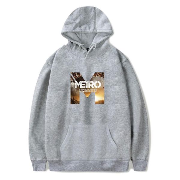 

subway exodus hoodies women / men fashion printed long sleeve hoody casual streetwear children clothing men's & sweatshirts, Black