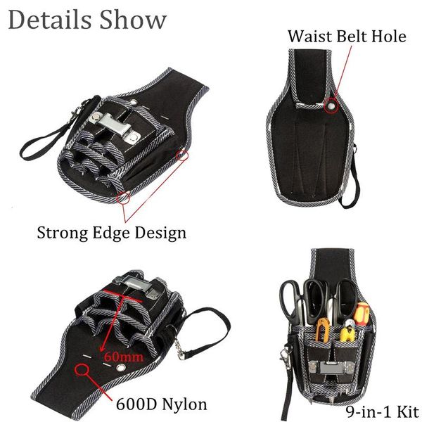 

waist bags 1 pcs tool bag pocket pouch holder repairing screwdriver for electrician yaa99