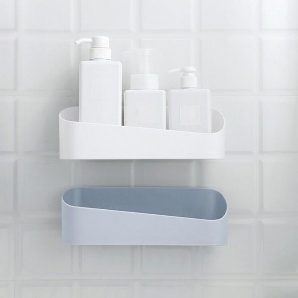 

bathroom storage & organization useful pp multi-functional convenient plastic geometric shelves rack 26.5*9cm arrive